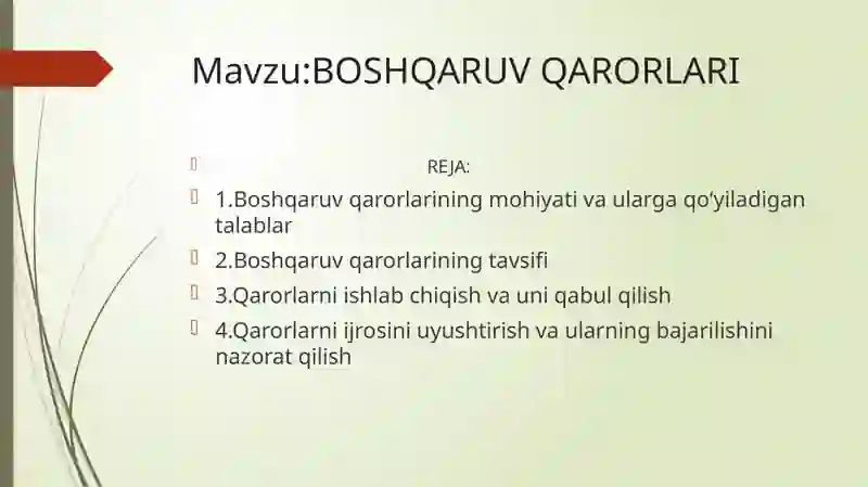 BOSHQARUVQARORLARI 2