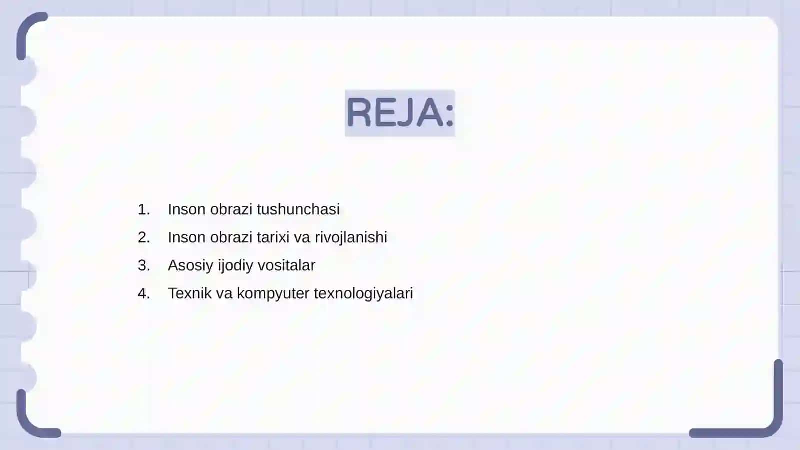 Inson obrazi va uni toʻlaqonli yaratish vositalari 2