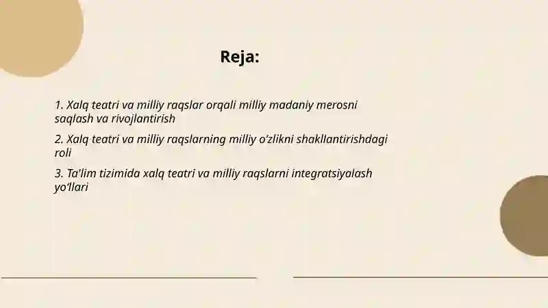 Xalq teatri va milliy raqslar 2
