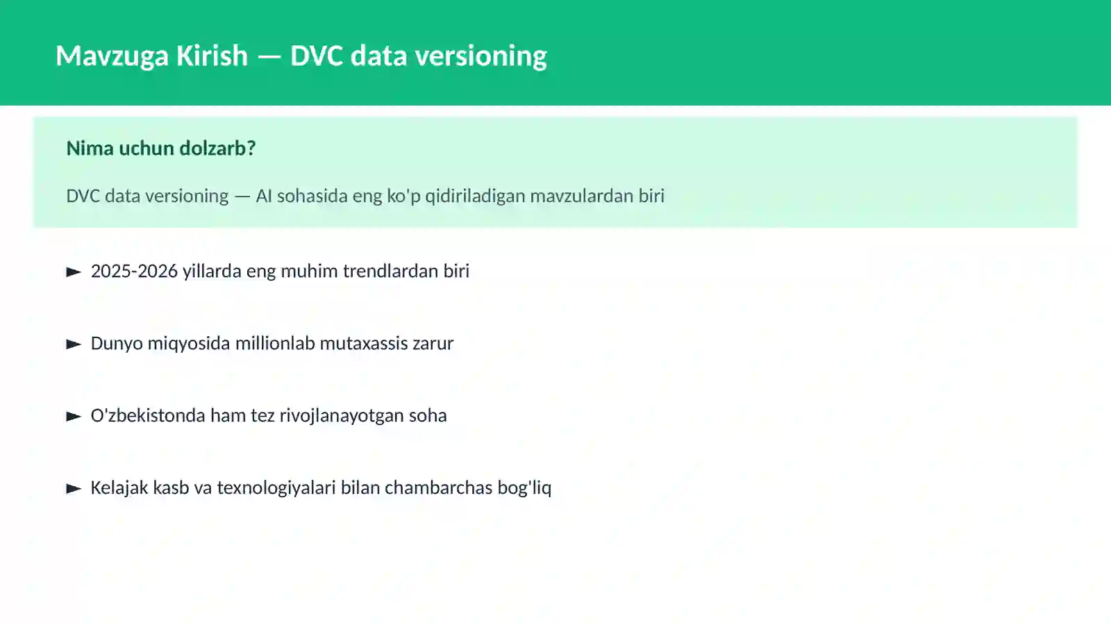 DVC data versioning 2