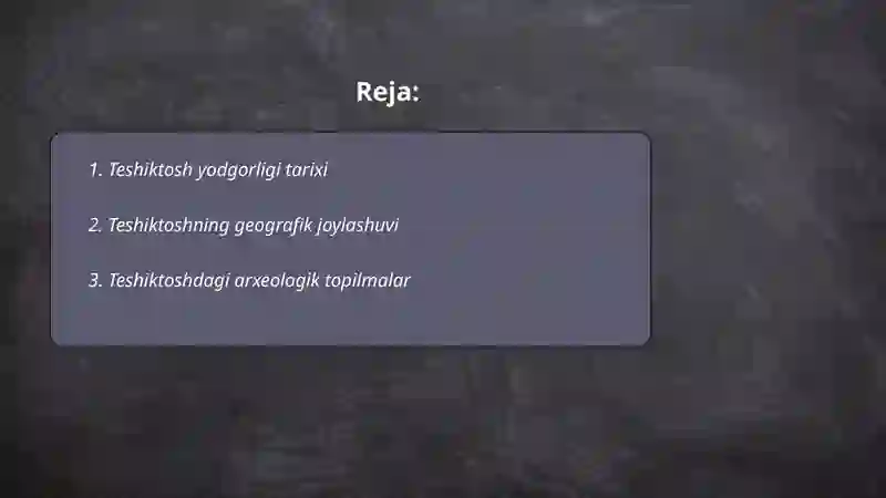 Teshiktosh yodgorligi 2