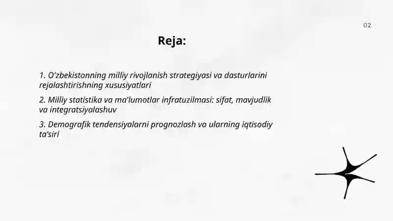 O'zbekistondagi Ijtimoy-Iqtisodiy Rivojlanishini Dasturlash, Prognozlashtirish va Rejalastirishning Òziga Xos Xususiyatlari 2