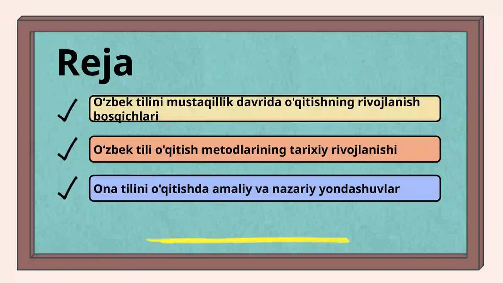 Mustaqillikkacha bólgan davrda ona tili óqitishning tashkil etilishi 2
