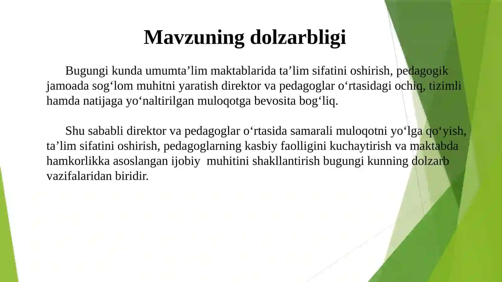 Samarali muloqotni yo‘lga qo‘yish 2
