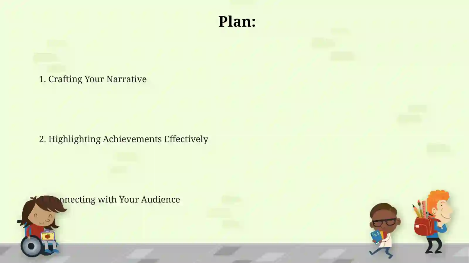 Crafting Your Narrative 2