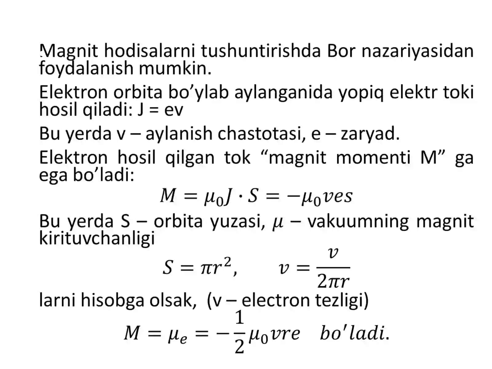 ATOMLARNING MAGNIT XOSSALARI 2