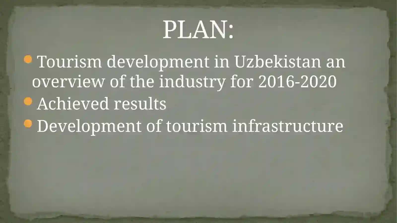 Developing tourism in Uzbekistan 2