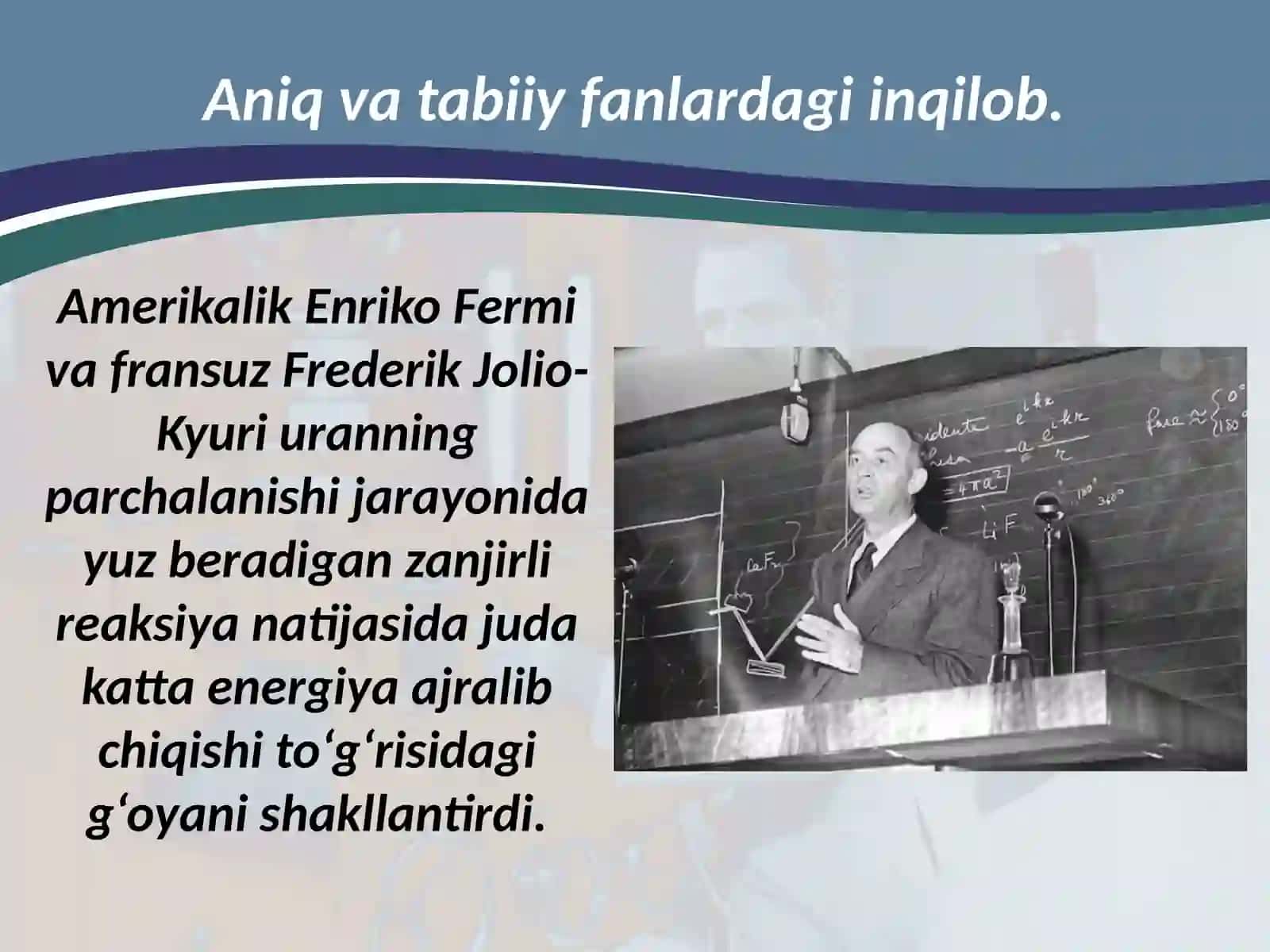 1918 – 1939-Yillarda ilmiy-texnik taraqqiyotning jadallashuvi, ilm-fandagi yutuqlar 2