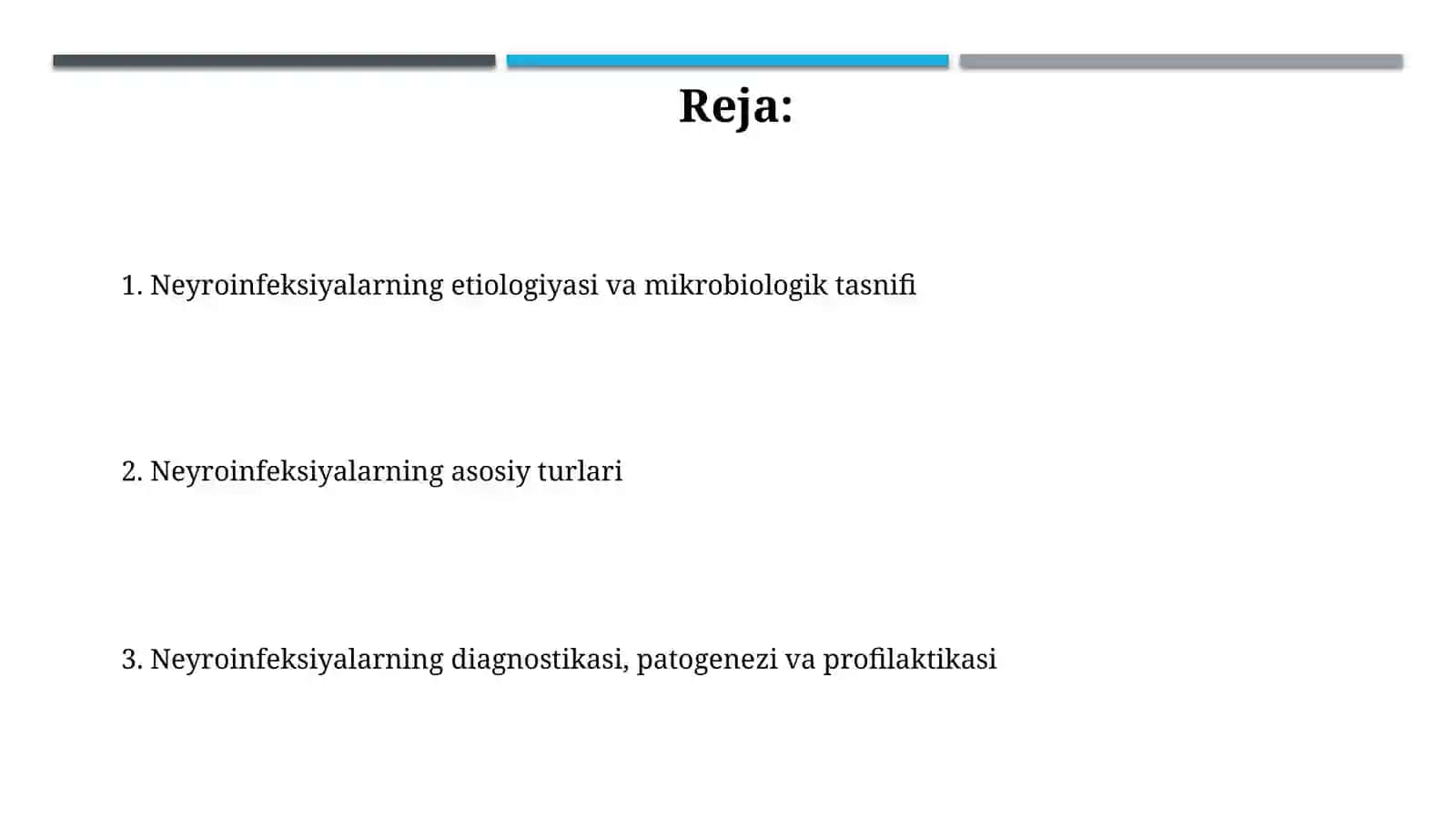 Nevrainfeksiyalari etialogiyasi va mikrobiologik tasnifi 2