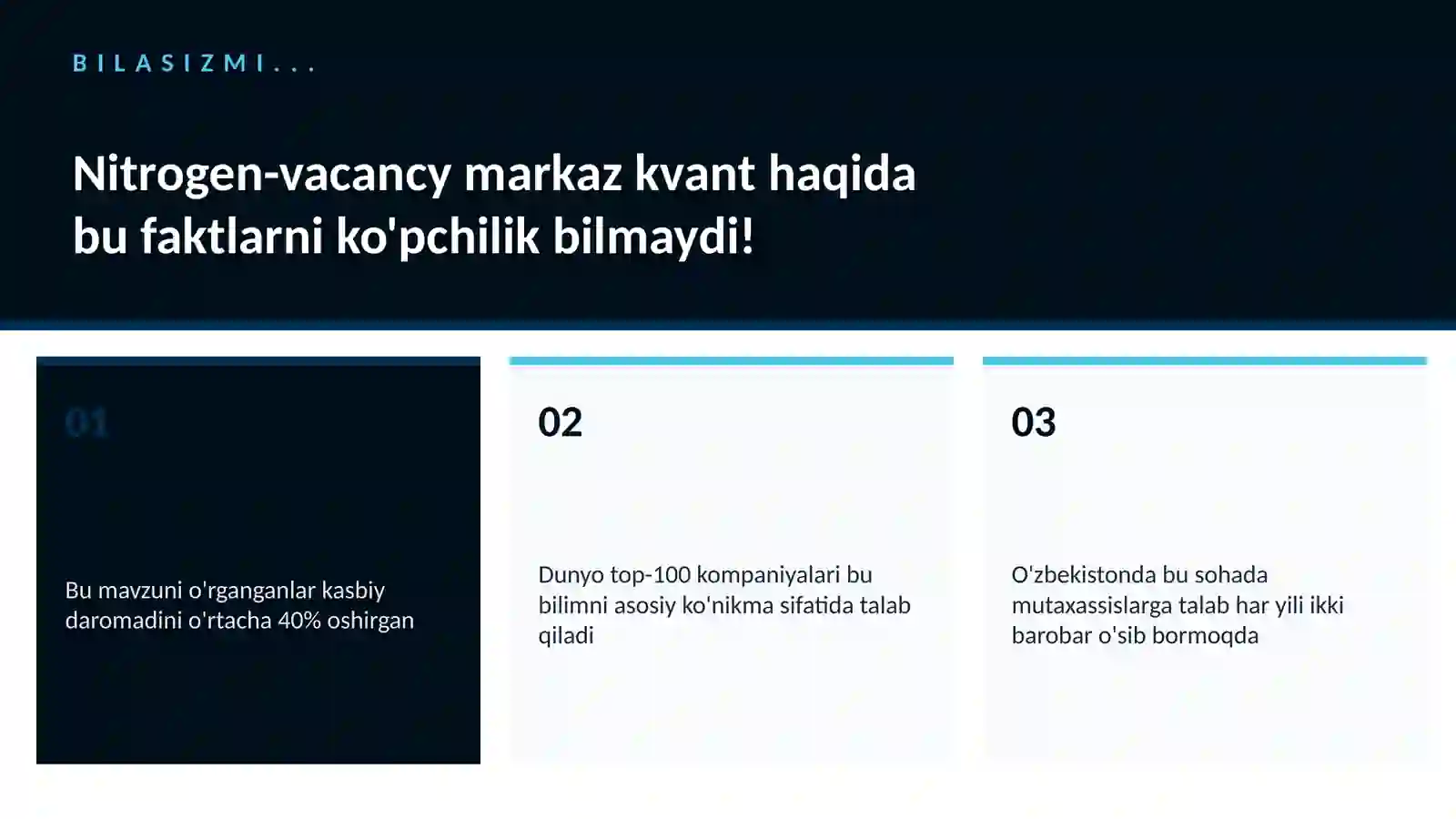 Nitrogen-vacancy markaz kvant 2