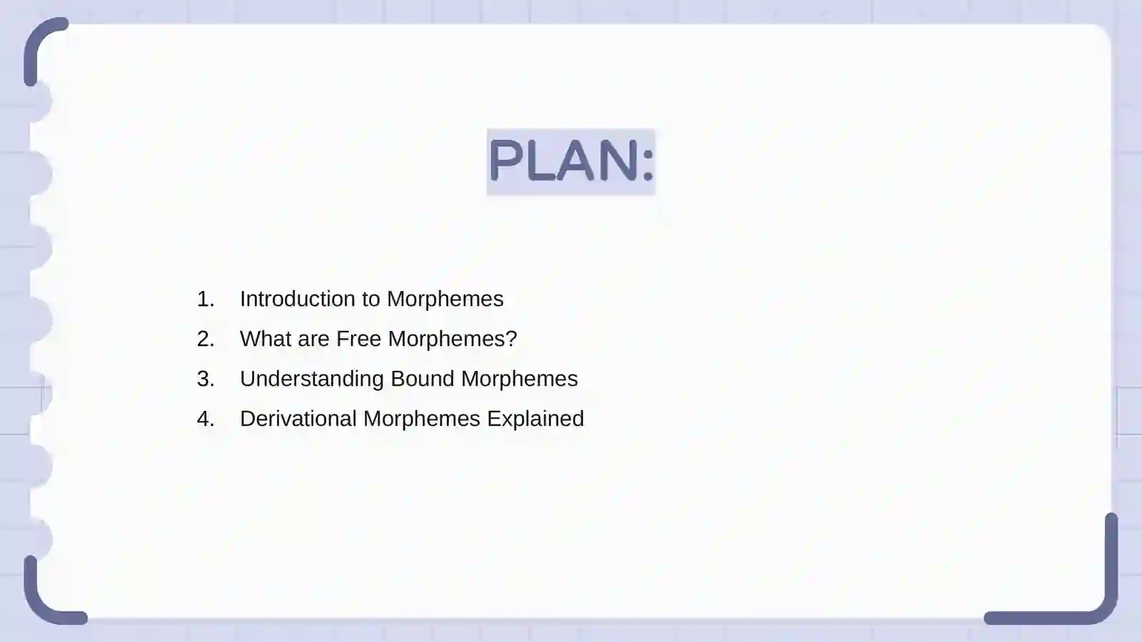 Types of Morphemes 2