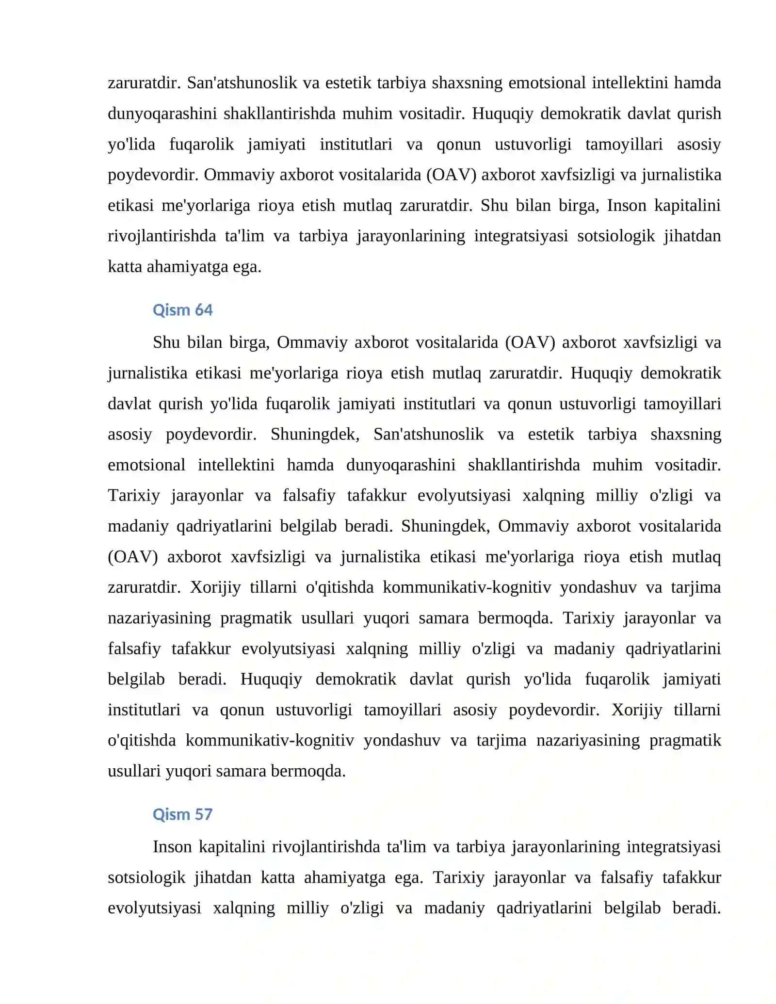 OZBEKISTON TARIXI - AMALIY TOPSHIRIQLAR 2
