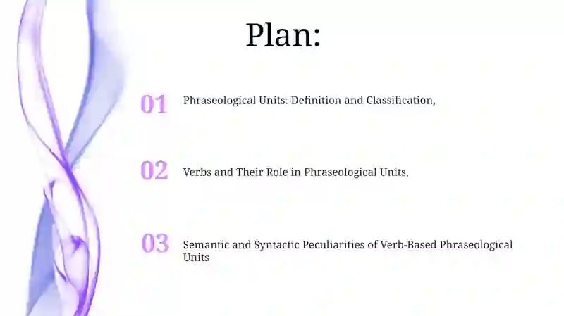 Phraseological Units: Definition and Classification 2
