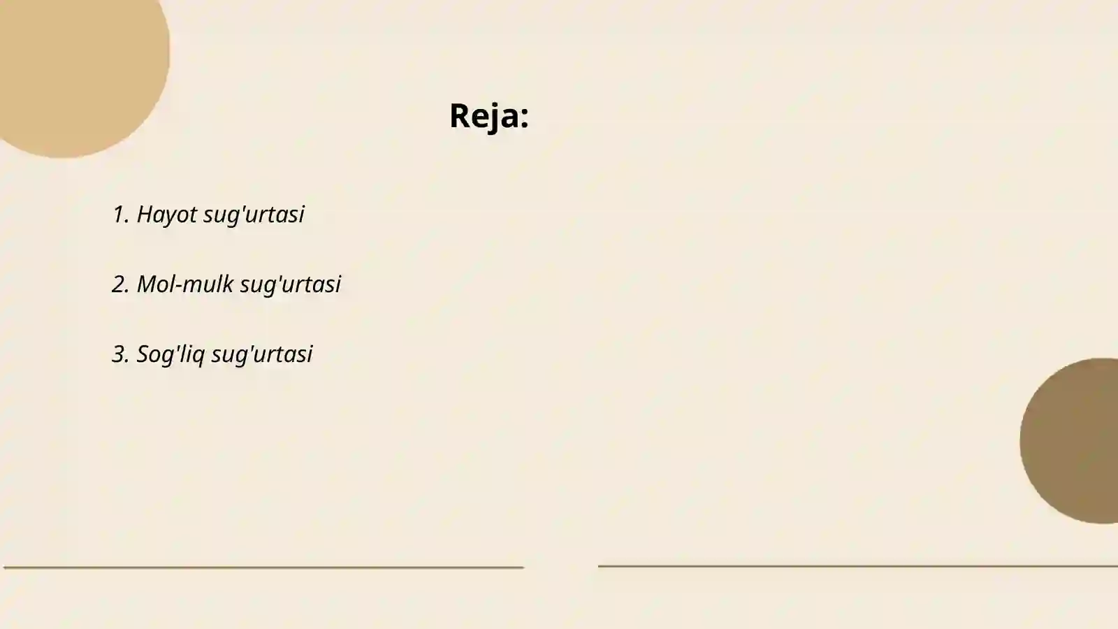 Hayot sug'urtasi 2