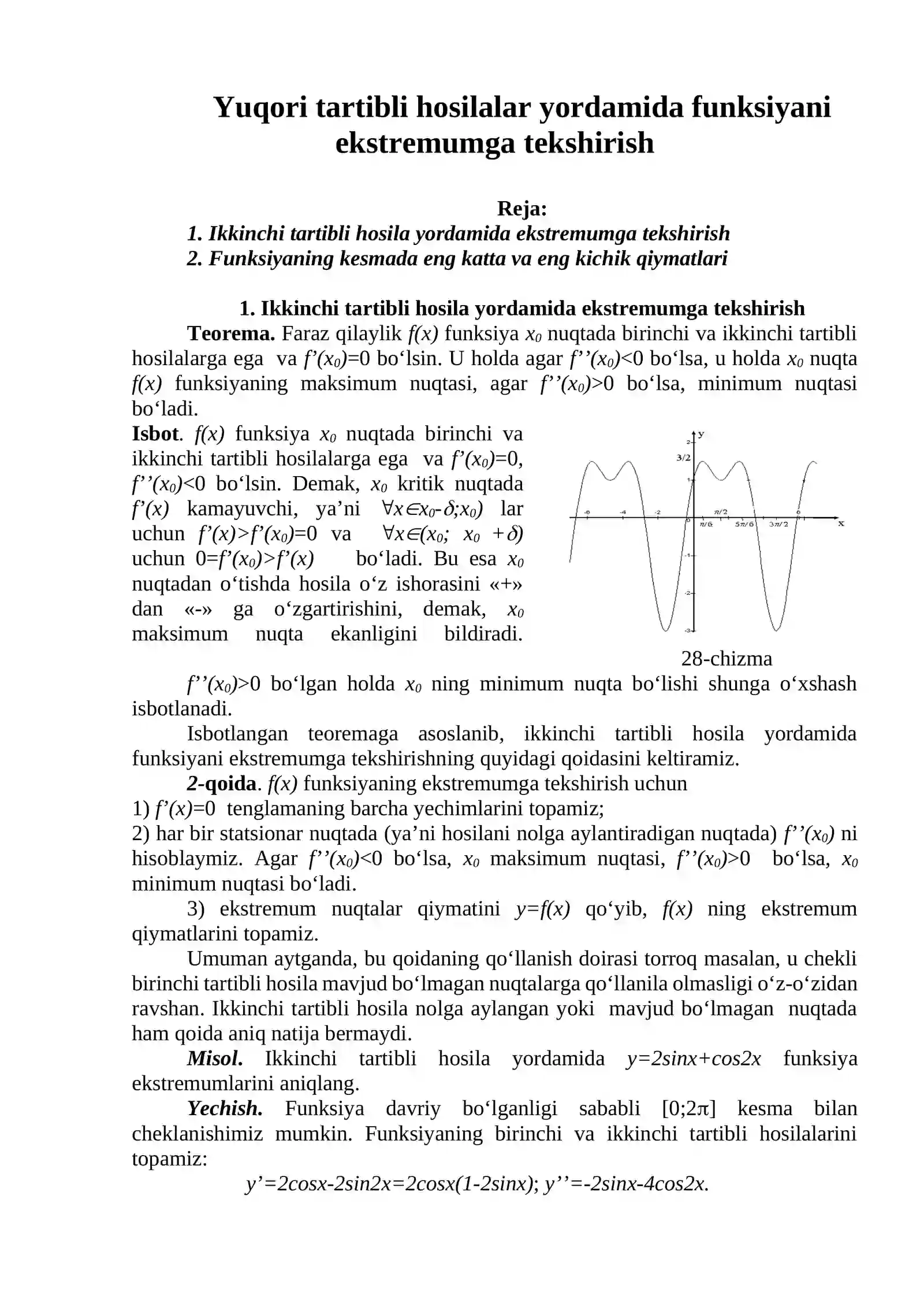 Matematik Analiz 2