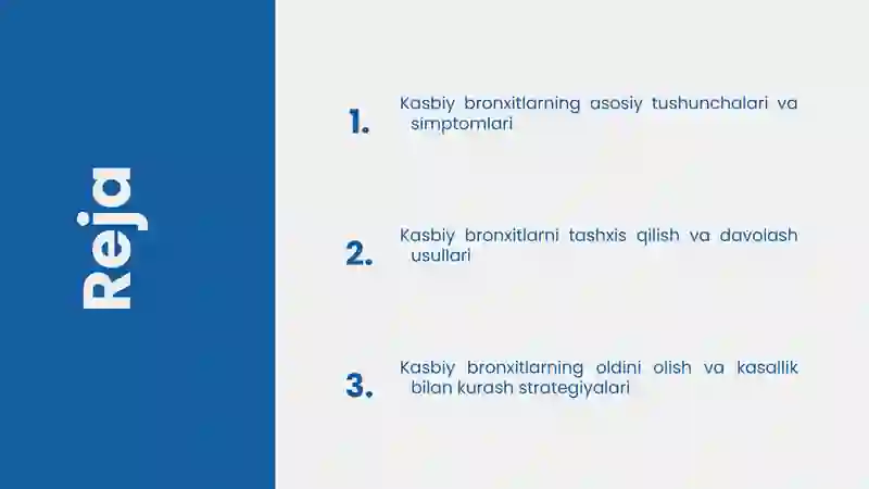 Kasbiy bronxitlar 2
