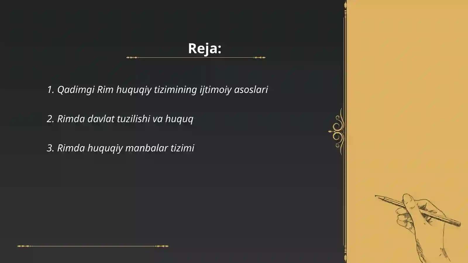 Rimda hududida qadimgi davr huquqining asosiy belgilari 2