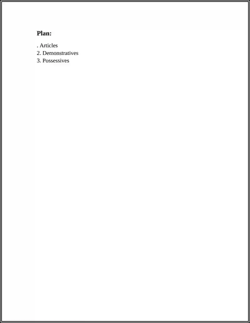 Mavzu: DETERMINERS 2