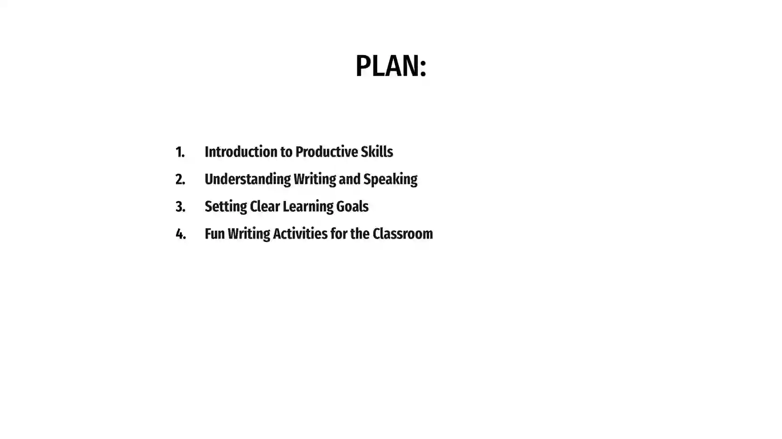 Introduction to Productive Skills 2
