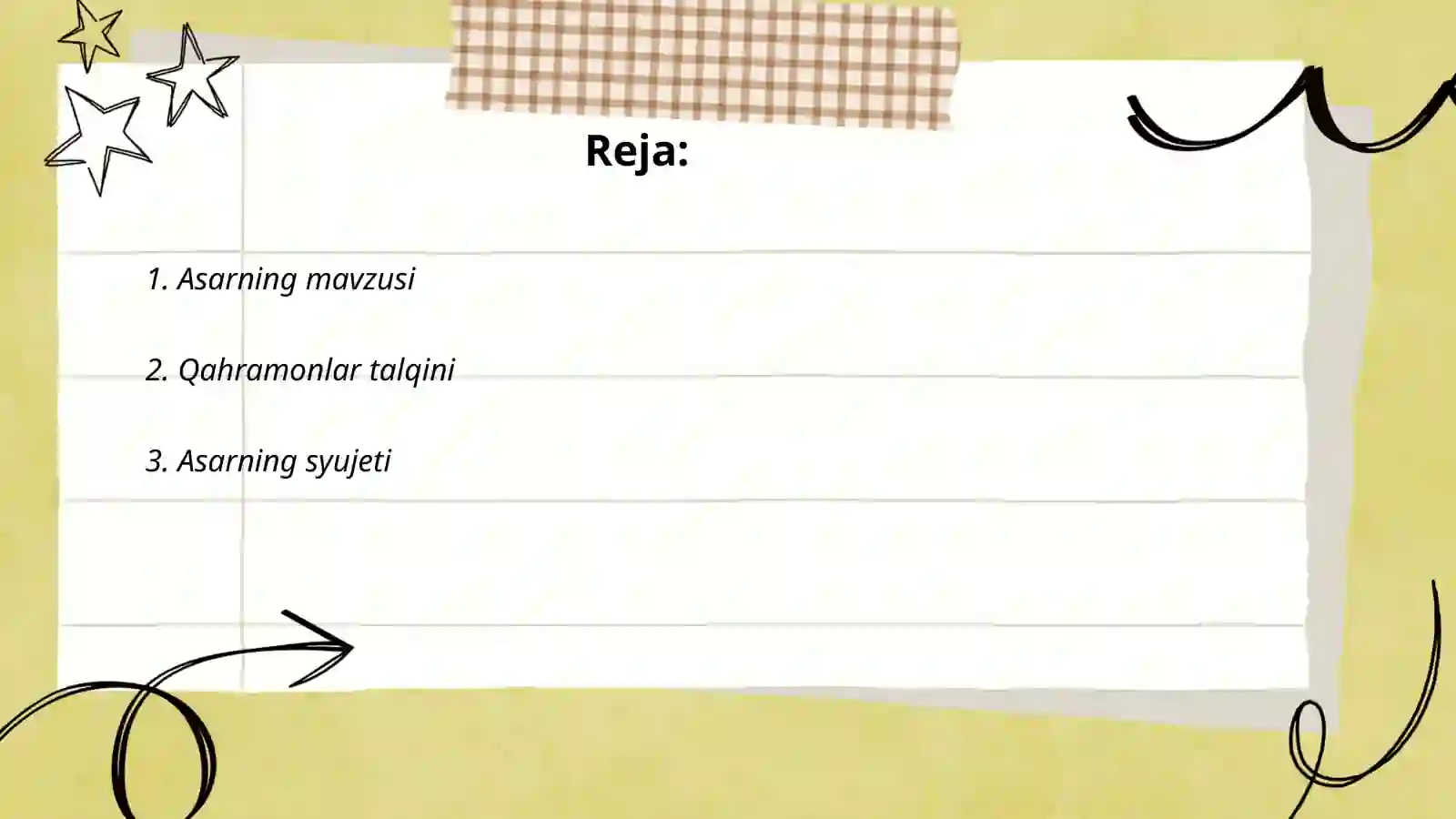 Badiiy asar kompozitsiyasi 2