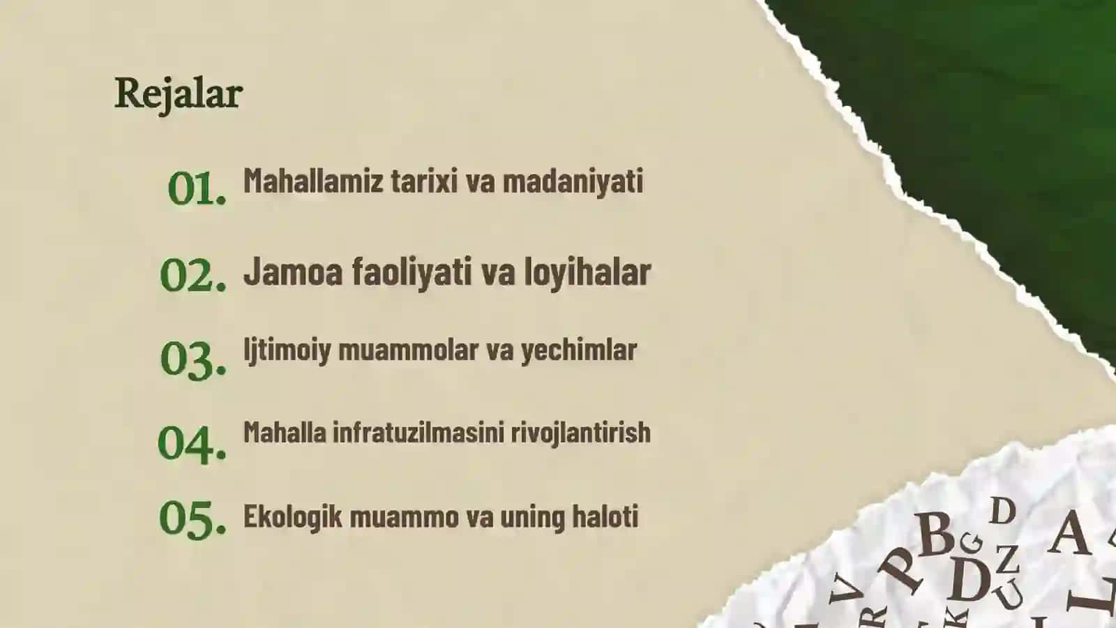 Mening mahallam-mening faxrim 2