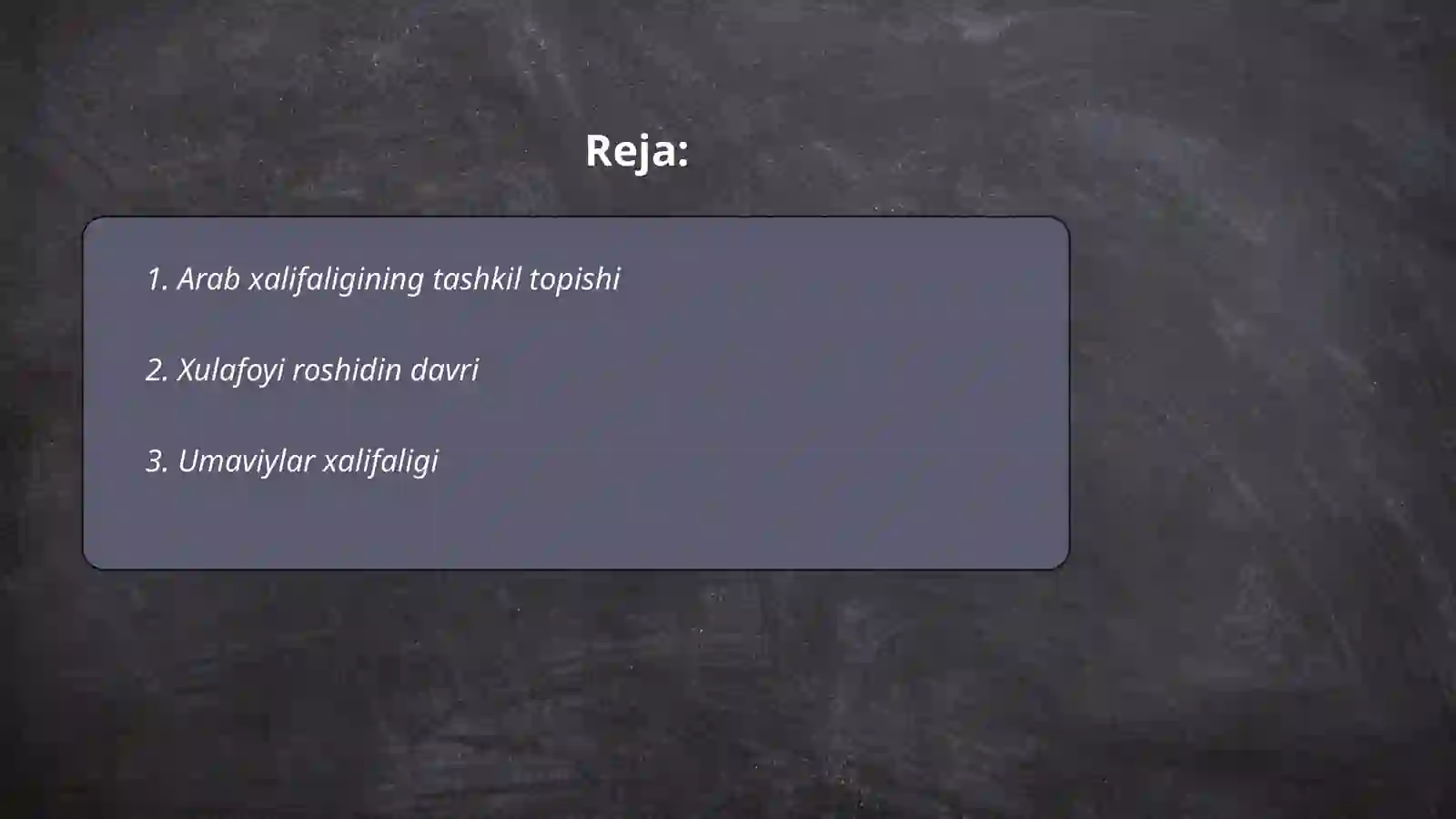 Arab xalifaligi 2