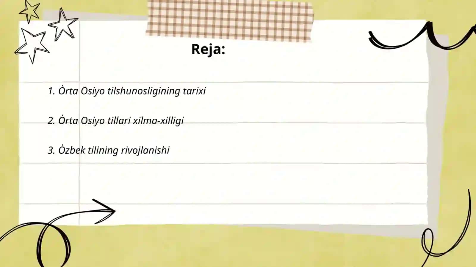 Òrta Osiyo tilshunosligining tarixi 2
