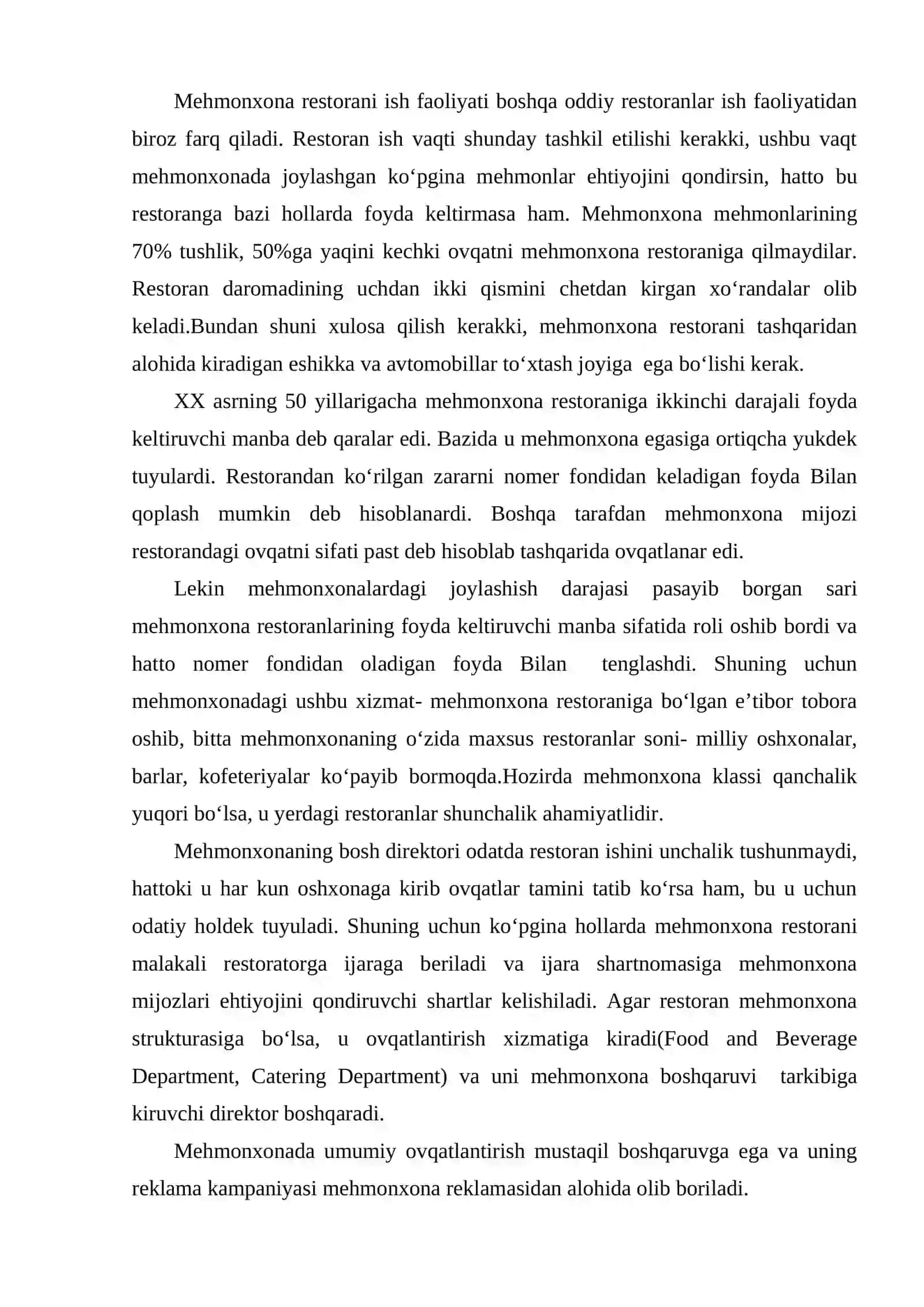 Ovqatlantirish xizmati 2