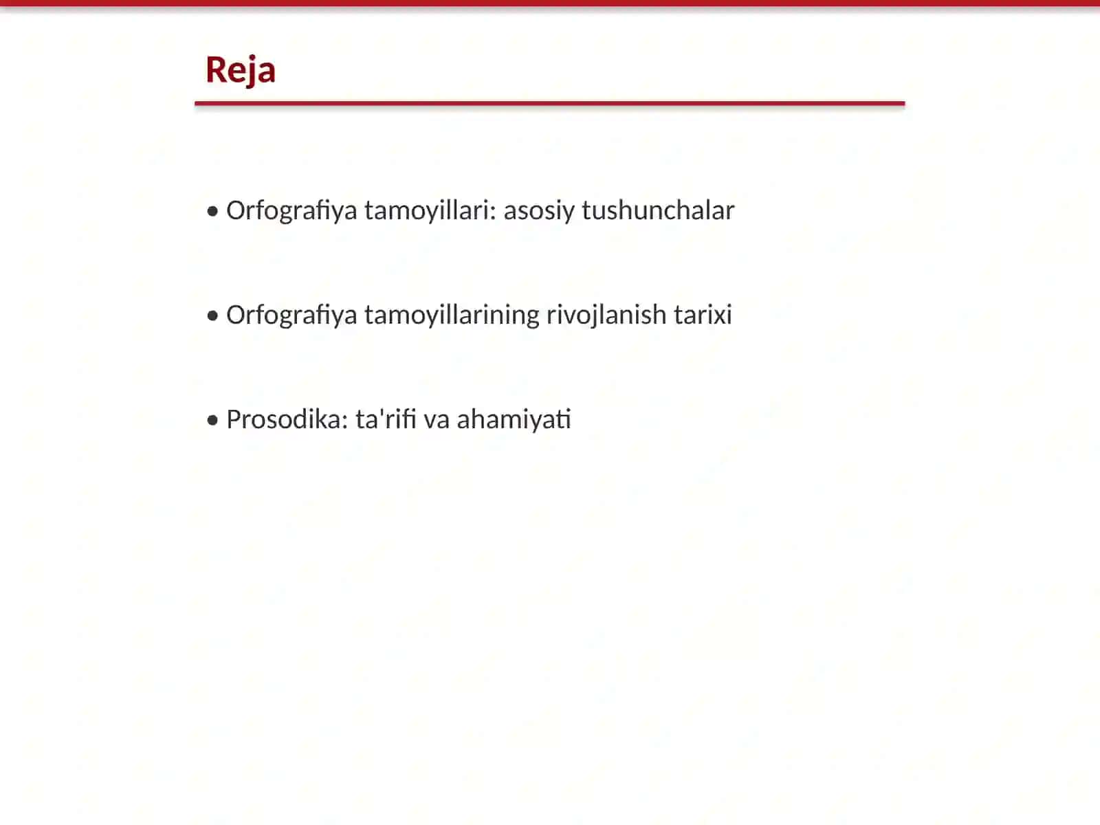 Orfografiya tamoyillari va Prosodika (lingvistik tadqiqotlar tarixidan) 2