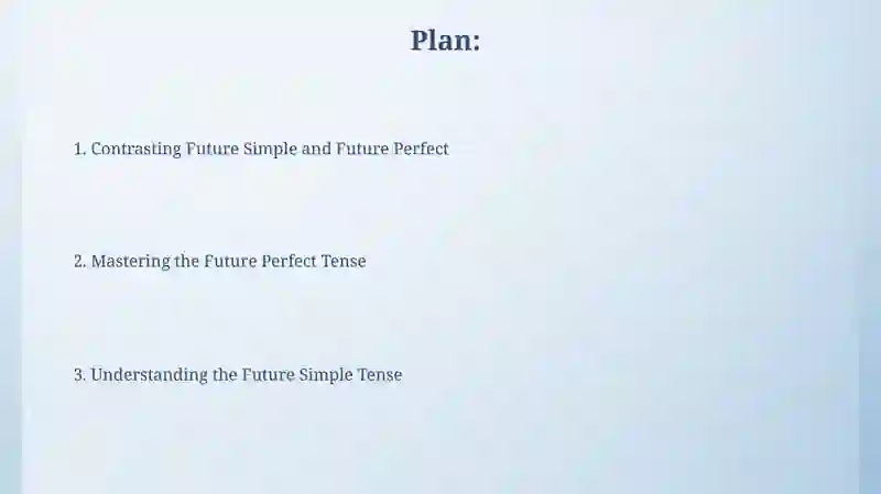 Future simple and Future perfect tense 2