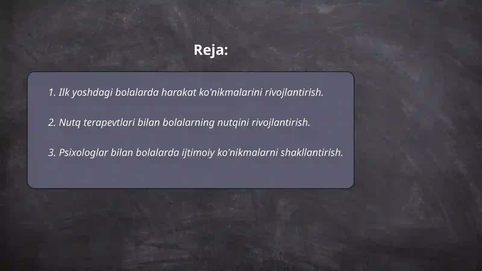 Ilk yoshdagi bolalarda harakat ko'nikmalarini rivojlantirish 2