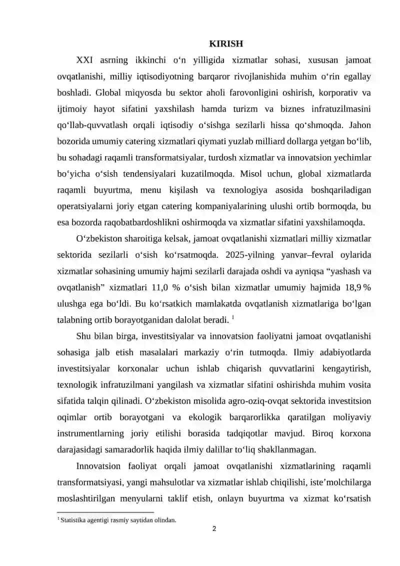 Investitsiya va innovatsion faoliyatni rivojlantirish yo‘nalishlari 2