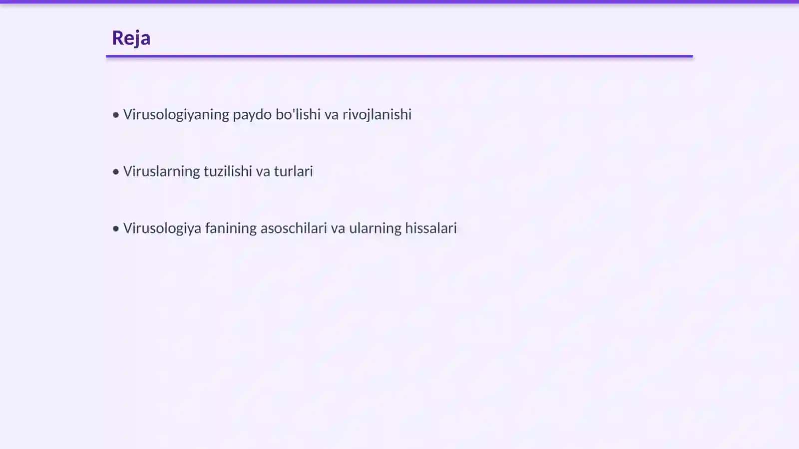 Virusologiya fanining oʻrganish tarixi 2