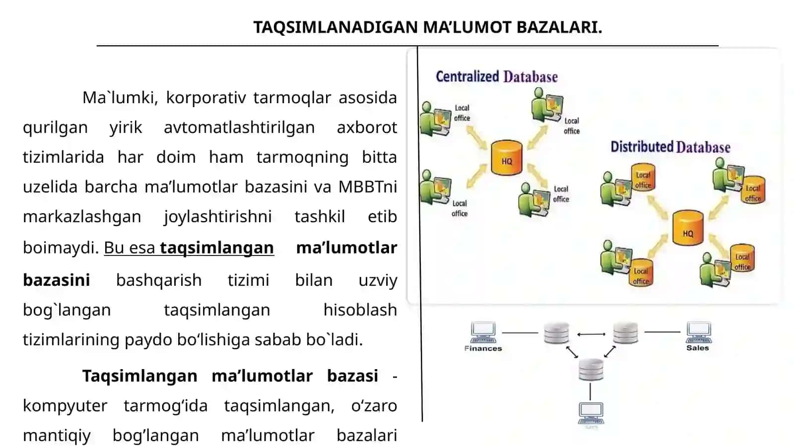 Katta ma’lumotlarni qayta ishlash texnologiyalari 2
