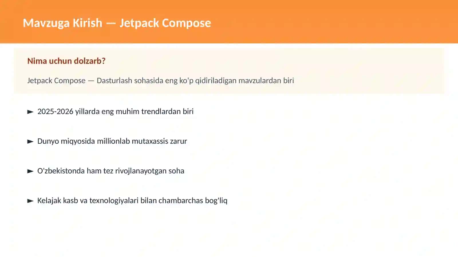Jetpack Compose 3