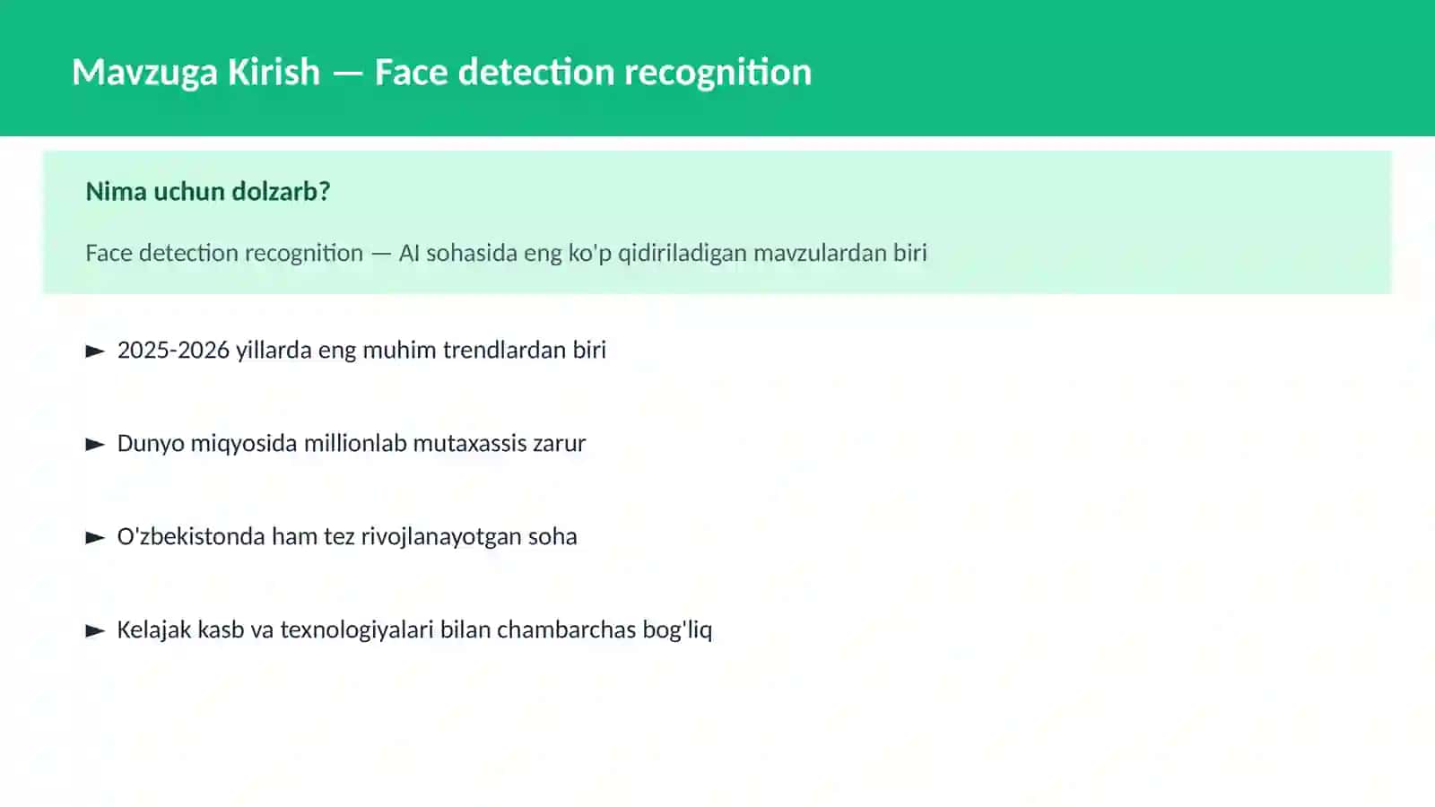 Face detection recognition 2