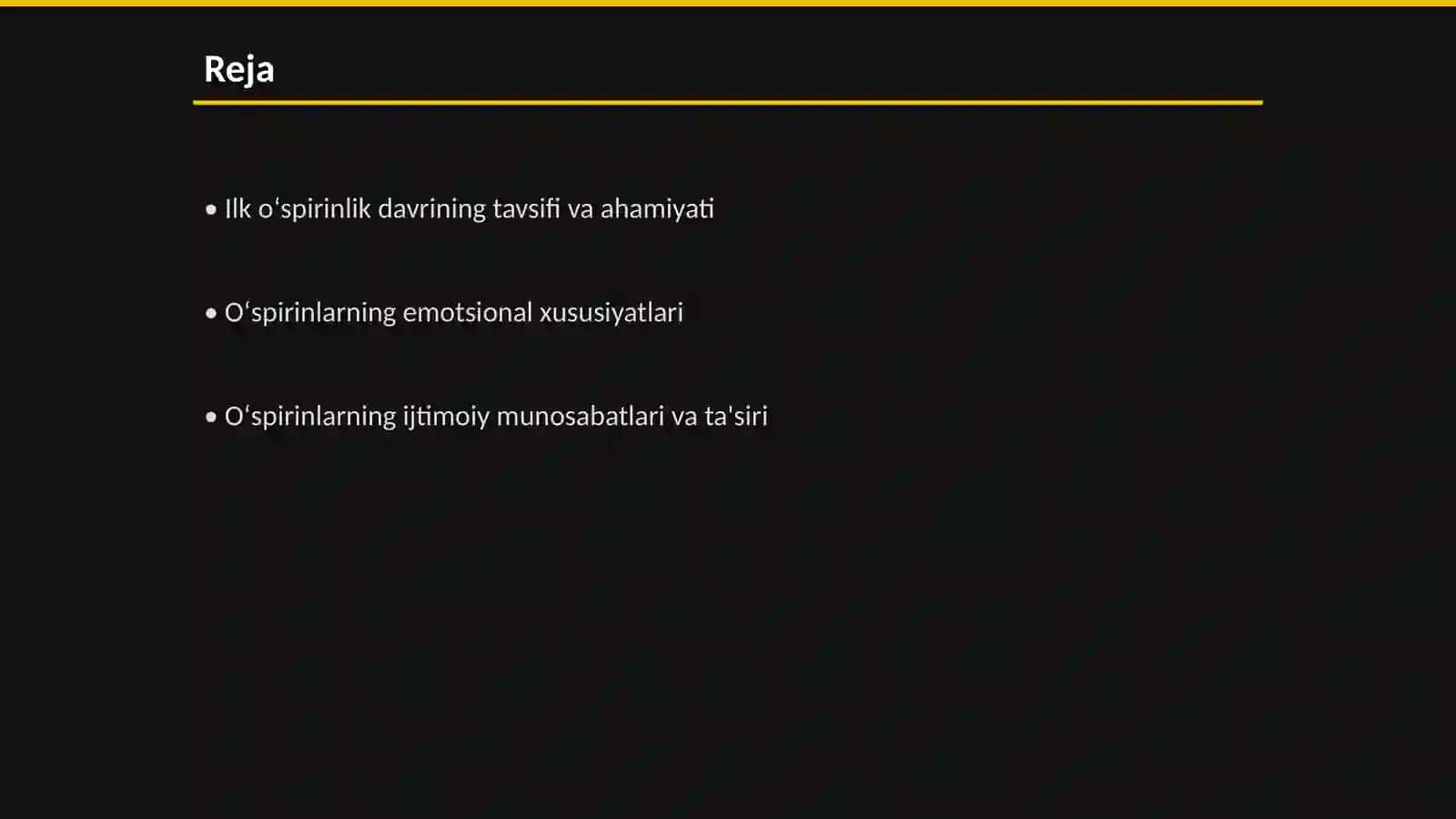 Ilk oʻspirinlik davrining psixologik xususiyatlari 2