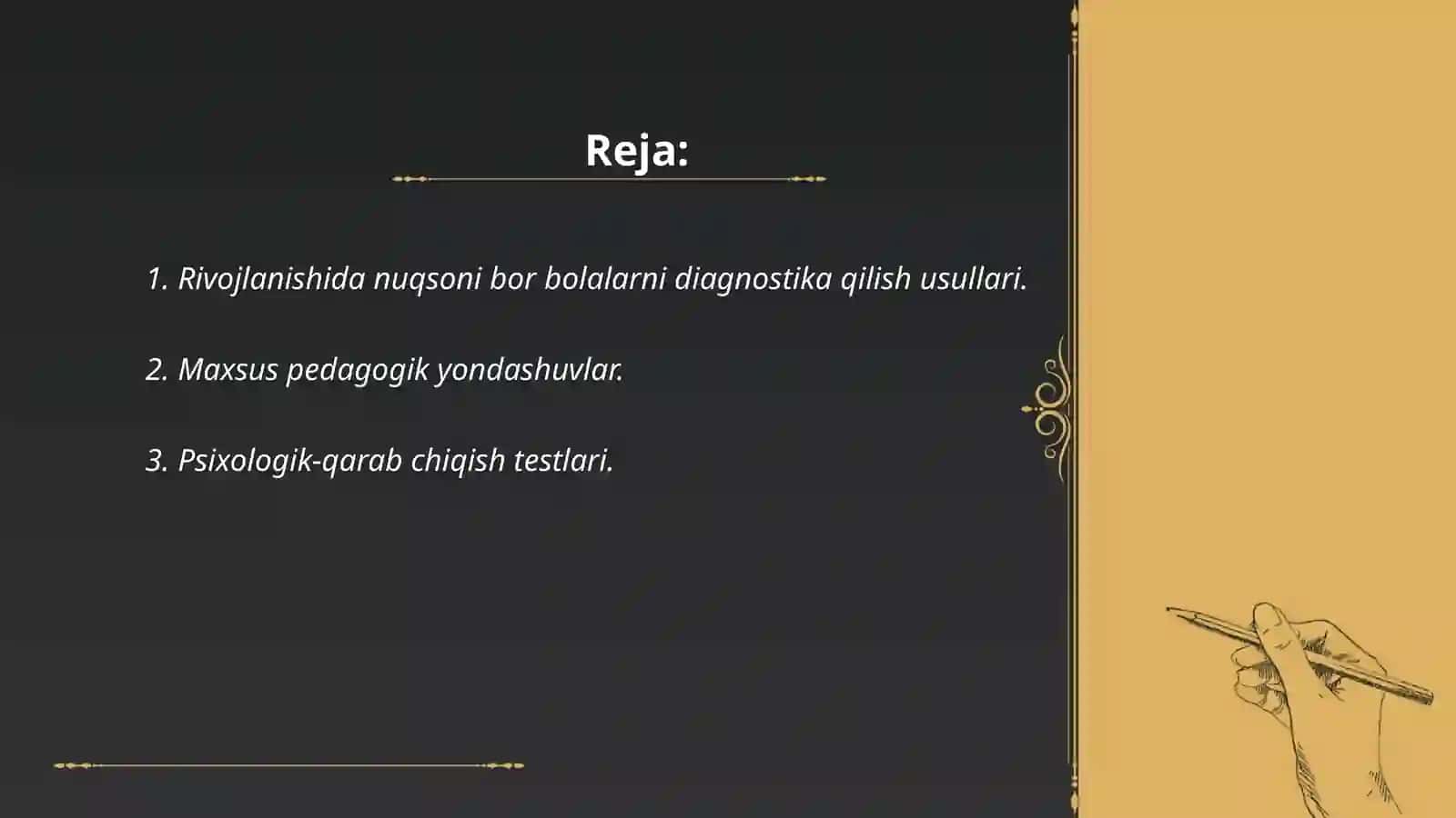 Diagnostik va metodik xulosalar 2