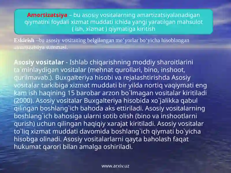 Asosiy vositalar 2