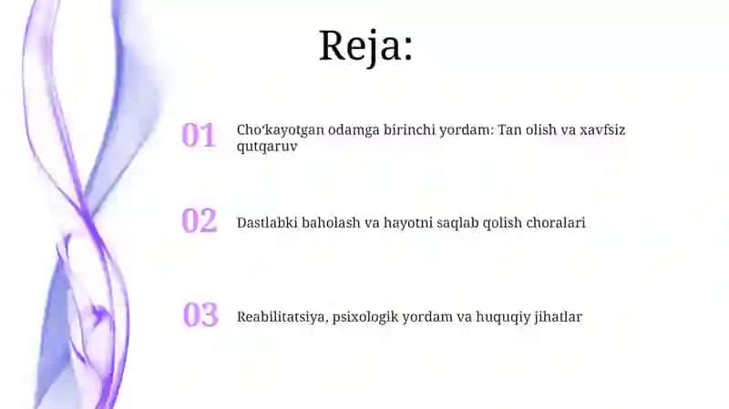 Cho‘kayotgan odamga birinchi yordam 2