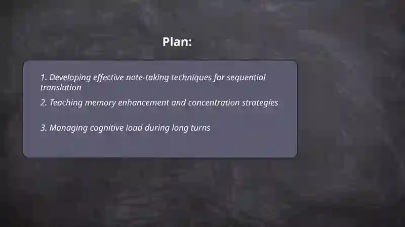 Issues of teaching sequential translation 2