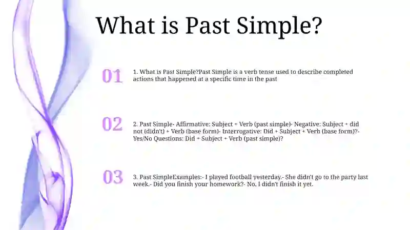 Past Simple 2