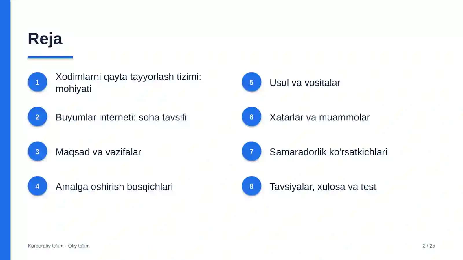buyumlar interneti sohasida xodimlarni qayta tayyorlash tizimi 5991 2