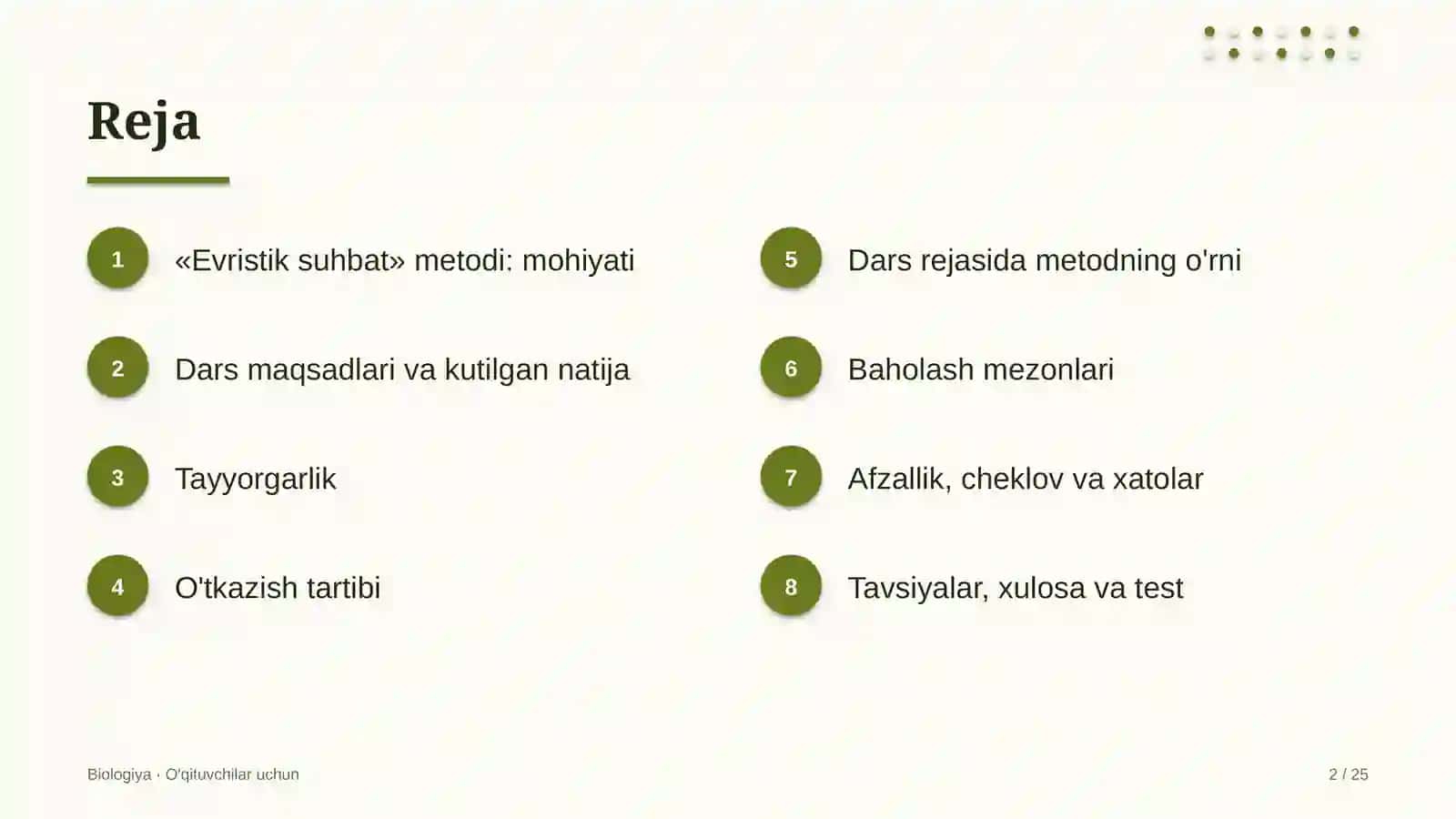 biologiya darslarida evristik suhbat metodidan foydalanish 2975 2
