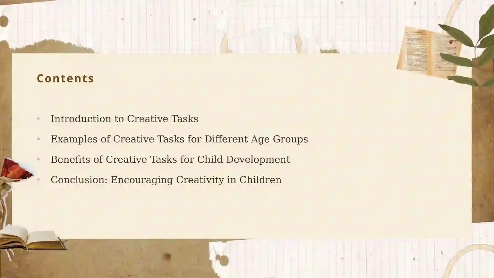 Creative tasks for children 2
