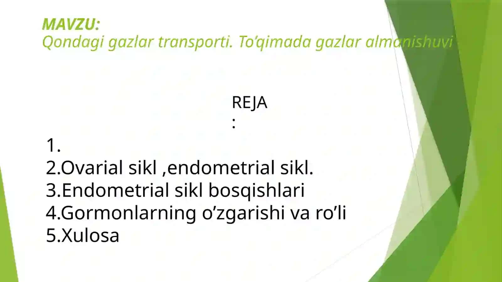 Qondagi gazlar transporti. To’qimada gazlar almanishuvi 2