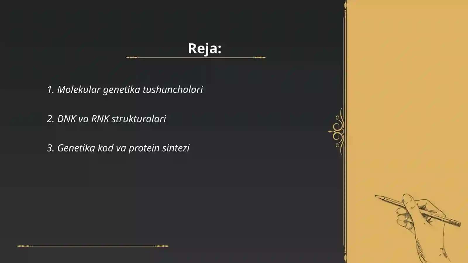 PZR-tashxisi. Molekular genetika asoslari va irsiy kasalliklar 2
