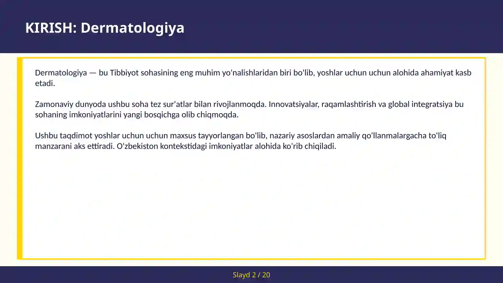 DERMATOLOGIYA 2