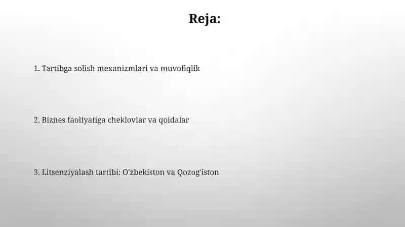 Oʻzbekiston va Qozogʻiston muomilalay oʻqatini olish va cheklash farqlari 2