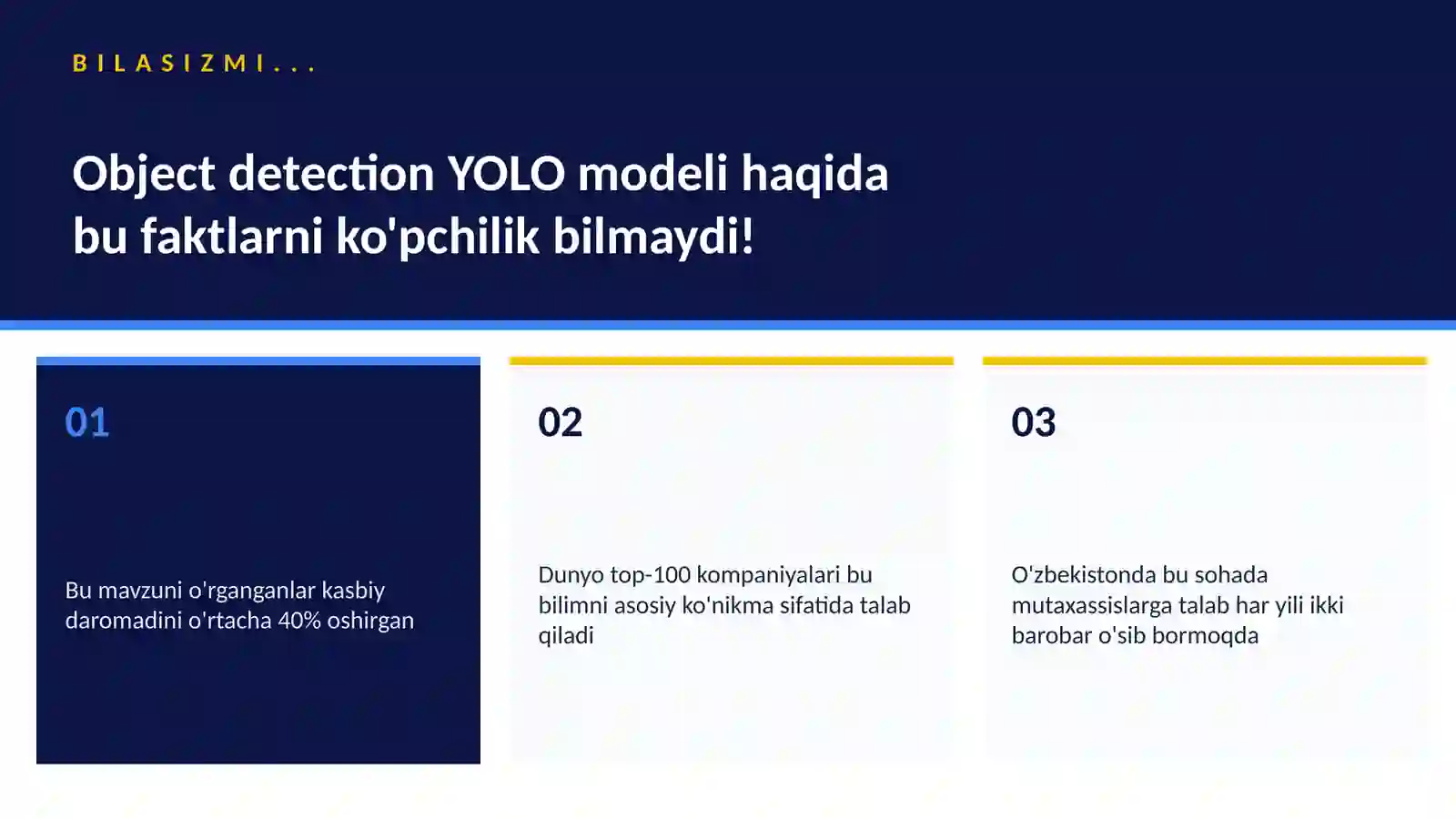 Object detection YOLO modeli 2